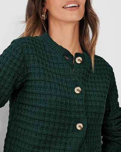 PRETTYGARDEN Women's Fall Lightweight Cardigan Sweaters