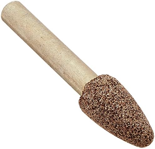United Abrasives-SAIT 27407 B52 RB 3/8 by 3/4 by 1/4 A36Q Mounted Point Grinding Wheels, 10-Pack