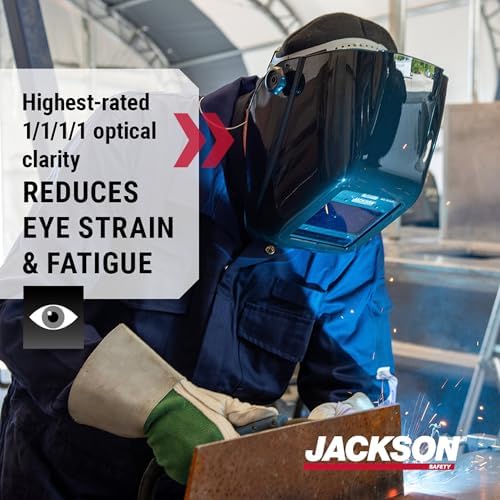 Jackson Safety Insight Auto Darkening Welding Helmet, ADF Hood - ANSI Z87.1