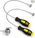 Magnetic Oil Drain Plug Removal Tool, 2026 New Oil Filter Removal Wrench Oil Change Tools, Anti Scald Magnetic Sump Plug Pick Up Tool without Getting Burned by Hot Oil (2)
