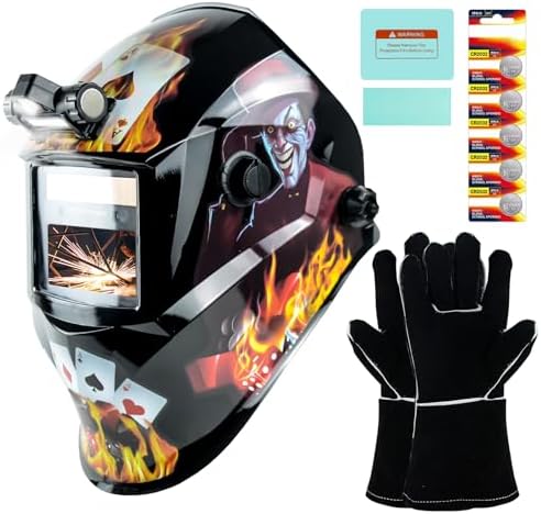 TRQWH Welding Hood Auto Darkening Welding Helmet with Light True Color