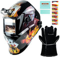 TRQWH Welding Hood Auto Darkening Welding Helmet with Light True Color