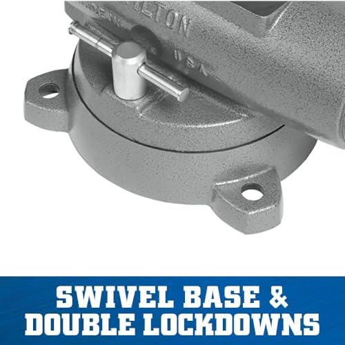 Wilton Pipe & Bench Vise, 6" Jaw Width, 9" Max Jaw Opening, 6-5/8" Throat (Model C-3)