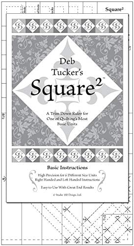 Studio 180 Design Quilting Tool Bundle: Deb Tucker's Square Squared Ruler + Large Square Squared