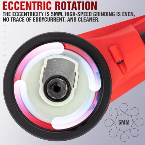 Autolock 350W Electric Random Orbital Sander with 5 & 6 Inch pads 1pcs