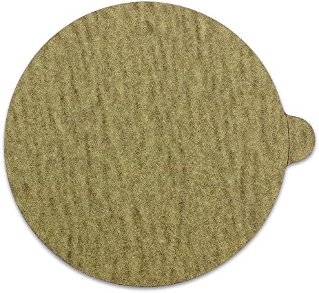 BHA 6" Gold PSA Sanding Discs for DA Sander, 180 Grit - 100 Pack