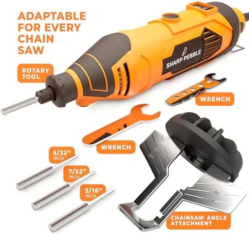 Sharp Pebble Electric Chainsaw Sharpener Kit – Chain Saw Sharpening Tool