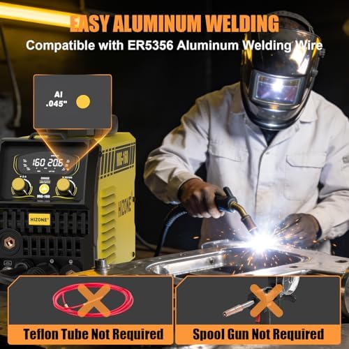 HIZONE 160A 6-in-1 Multifunctional MIG Welder