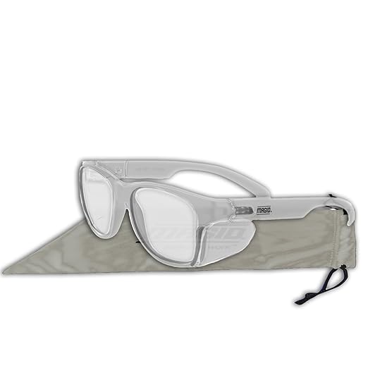 MAGID Y50 Safety Glasses for Construction | Clear Frame — 24-Pack, Clear Lens | Side Shields, ANSI Z87.1+, Anti-Fog, Scratch-Resistant, 99.9% UV Protection, Polycarbonate Lens