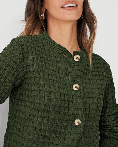 PRETTYGARDEN Women's Fall Lightweight Cardigan Sweaters