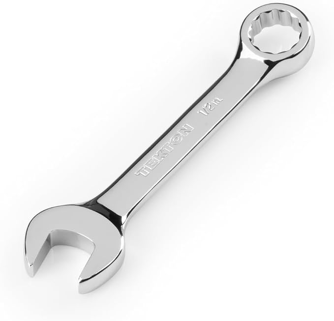 TEKTON 1/2 Inch Stubby Combination Wrench | 18047