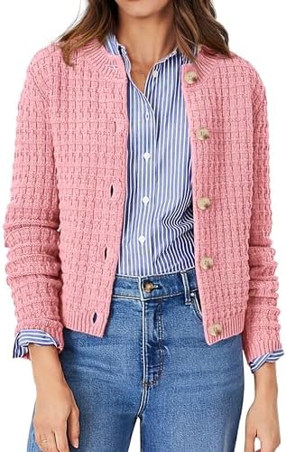 PRETTYGARDEN Women's Fall Lightweight Cardigan Sweaters