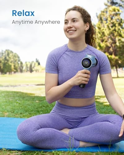 RENPHO Active Massage Gun, Deep Tissue Percussion Back Massager