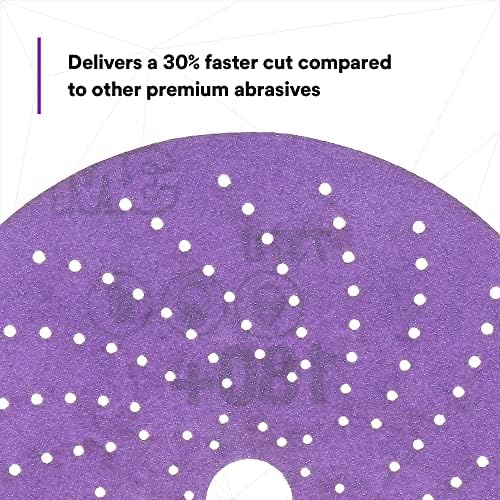 3M Cubitron II Hookit Clean Sanding Abrasive Disc, 737U, 31374, 6 in, 180+