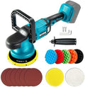 Nichilas Cordless Car Polisher, 6 speeds Brushless Motor Handle Car Waxer with 150mm Work Disk, Compatible with MAKITA 18V Batteries (Battery Not Included)