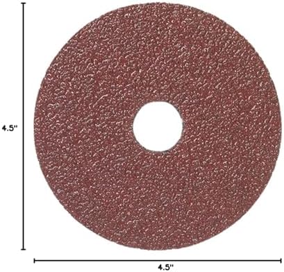 Mercer Industries 301024-4-1/2" x 7/8" Aluminum Oxide Resin Fiber Discs, 24 Grit (25 pack)