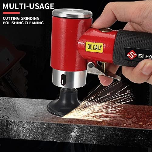 SI FANG 2 inch Mini Pneumatic Orbital Sander Air Grinder Polisher 2-in-1