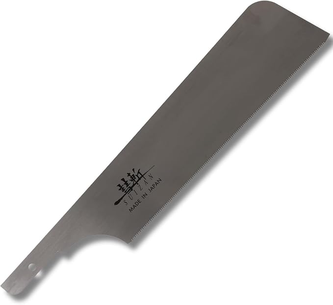 SUIZAN Replacement Blade for Dozuki Dovetail Saw 9.5" Rip Cross Angle Cut | Professional Pull Saw for Woodworking Joinery Tenon Furniture Making DIY Tools Fine Wood Miter Cut Sharp Replaceable Blade