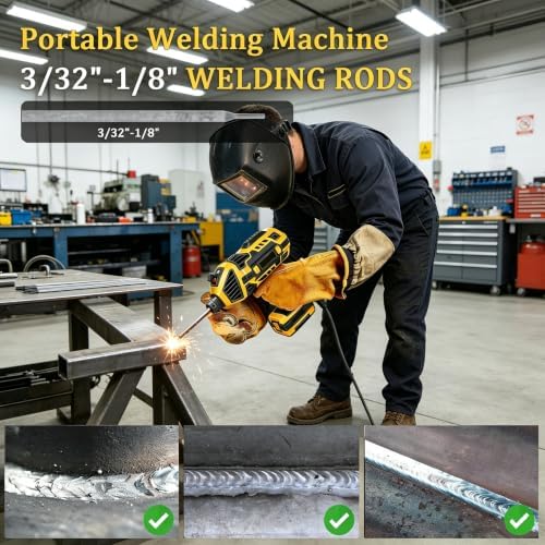Portable Welding Machine, Handheld Welder with 6-Level Current Adjustment