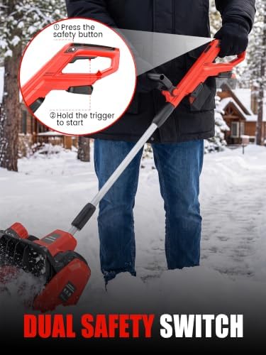 16" Cordless Snow Shovel Compatible with Milwaukee M18 Battery (Bare Tool)