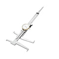 Double Blade Inner GrooveDial Caliper9-150mm,StainlessSteelTool,Dual-tip Calipers Precision Measuring Tools,DRINYOUNG (9-150mm (Double Hook dial Caliper)