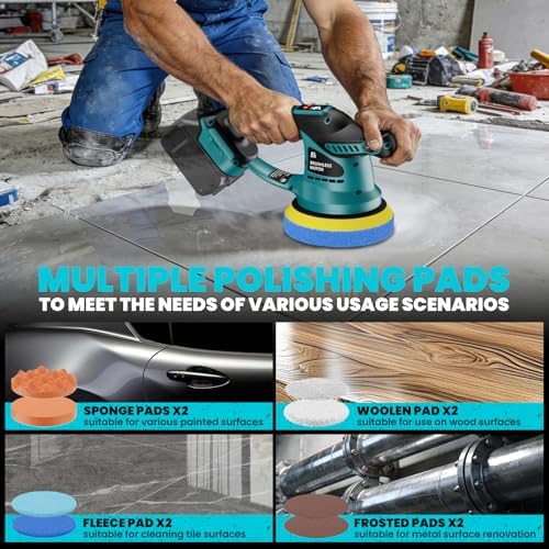 Cordless Buffer Polisher for Makita 18V Battery (Tool only)