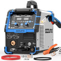 AZZUNO Single PULSE MIG Welder Machine 175A 110V/220V 6-in-1 Spool Gun Fit
