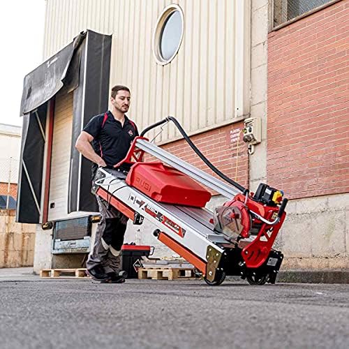 RUBI | Electric Cutter and Miter Saw DCX-250 Xpert 1250 Cutting Lenght 49 3/16"| Table Saw For Cutting of Natural Stone such as Marble or Granite | Circular Tile Wet