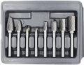 Carbide Burr Set with 1/4''(6.35mm) Shank Double Cut 8pcs