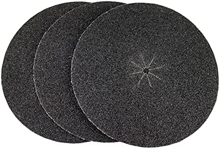 7" x 5/16" Silicon Carbide Slotted Edger Floor Sanding Discs (25 Pack, 24 Grit)