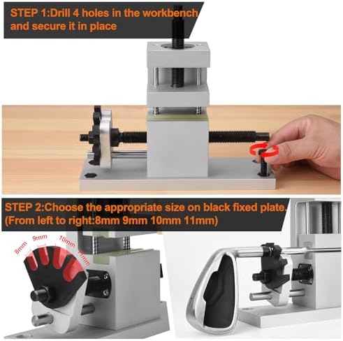 ArlinaL Golf Clubhead Removal Tool, Golf Club Vise Clamp, Golf Grip Removal Tool Shaft Puller