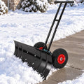 30''Wide Metal Snow Pusher, Snow Shovel, Fits The Floor Seamlessly