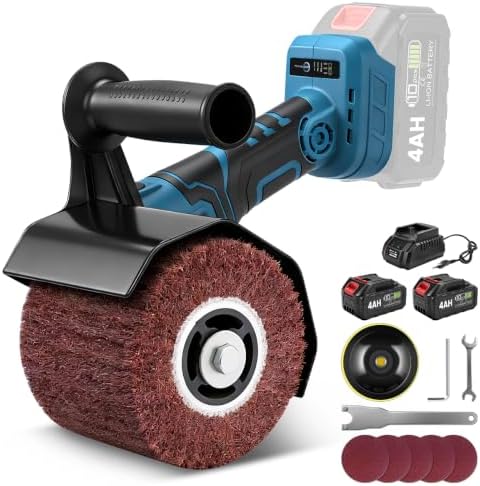 3IN1 Cordless Burnishing Polishing Machine, Buffer Polisher & Angle Grinder