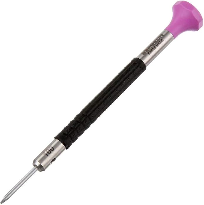 Bergeon 55-686 6899-AT-160 Stainless Steel Ergonomic 1.60mm Screwdriver with Spare Blades Watch Repair Kit