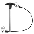 T Handle Quick Release Pin 5/16 Inch Diameter,304 Stainless Steel Ball Locking Pin with Push Button Lanyard Usable Length 3.54"(8mm x 90mm)