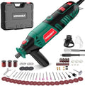 HYCHIKA 6 Variable Speed 8000-35000RPM Rotary Tool Kit 4 Attachment and 169 PCS Accessories, Ideal for a Variety of Crafting and DIY Projects Cutting, Sanding, Grinding, Polishing, Drilling, Engraving