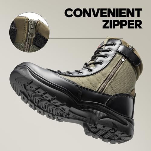 NORTIV 8 Men's Military Tactical Work Boots