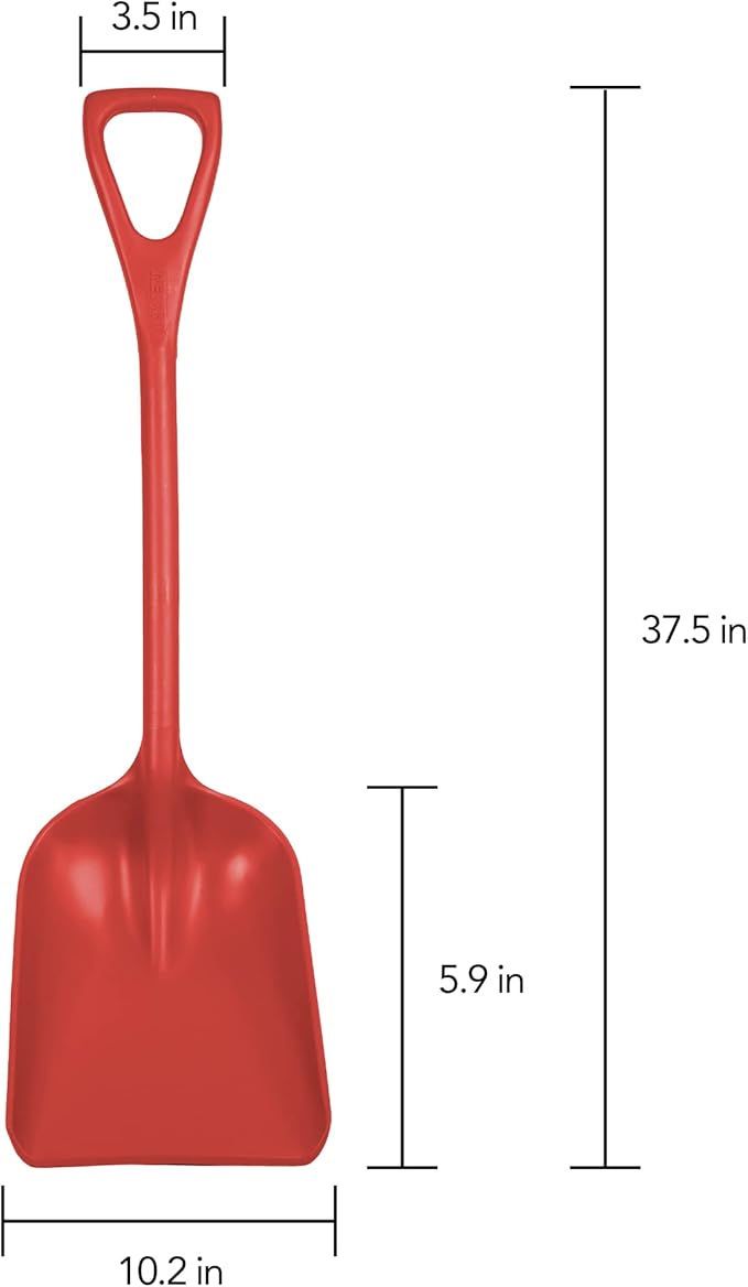 Remco 69814 Shovel,One-Piece,11",PP,Red