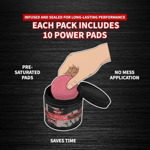 Renegade Pro Pads, Pre-Saturated Heavy Cut Metal Polishing Pads, 10 Count