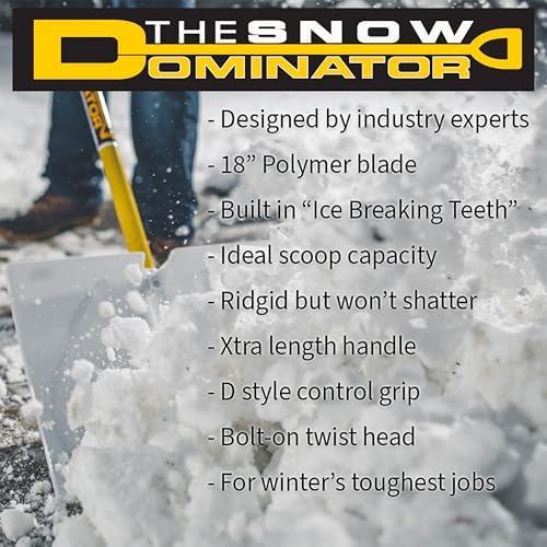 The Snow Dominator - Snow Pusher & Scoop Combo Tool 2 Pack