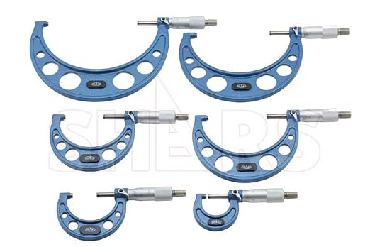 Shars 0-6" x 0.0001" Outside Micrometer Set (6 pcs) 303-2653N R
