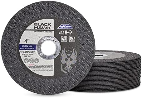 BHA 4" x.040 x5/8" Cut-Off Wheels for Metal & Stainless - 25 Pack