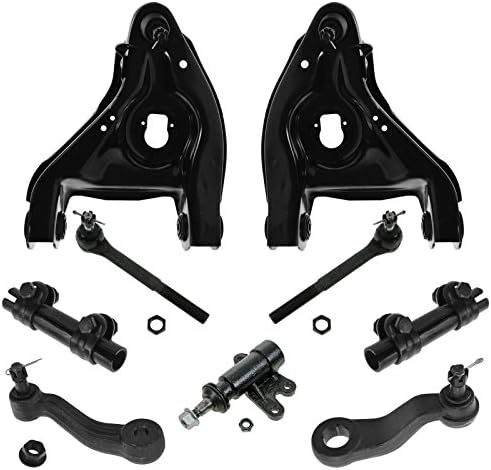 TRQ Front Steering and Suspension Kit Control Arm with Ball Joint Idler Arm