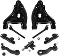 TRQ Front Steering and Suspension Kit Control Arm with Ball Joint Idler Arm