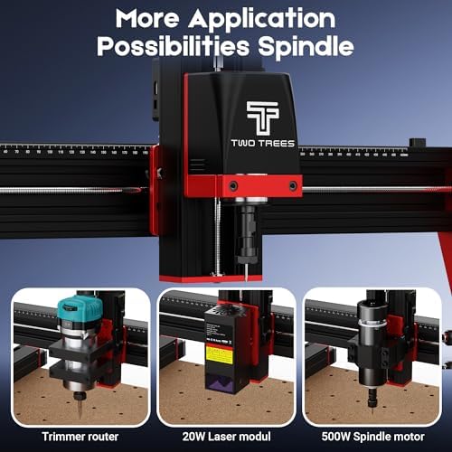 Twotrees TTC450 Pro All-Metal CNC Router Machine with NEMA 57 Stepper Motor