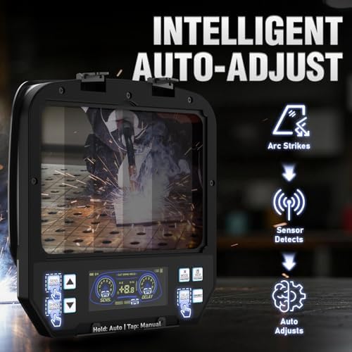 YESWELDER True Color Welding Helmet, Smart LCD Auto Shade