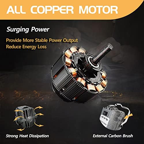 1000W 30000RPM Flex Shaft Rotary Tool, Thicken 1/4" Flexible Shaft with Stepless Speed Foot Pedal, Hanging Grinder Carver Electric Multi-function Metalworking Tools Repair Kit