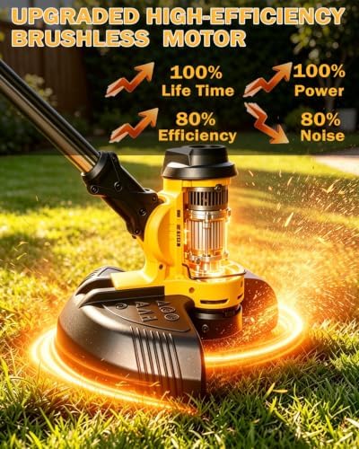 5-in-1 Cordless String Trimmer for DeWalt 20V Battery,(No Batteries)