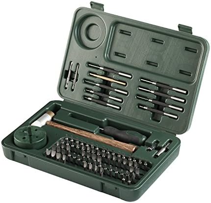 Weaver Deluxe Gunsmith Tool Kit – 88 Piece – Scope Mounting and Firearm Maintenance –Green