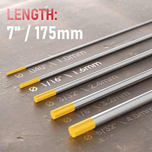 YESWELDER TIG Welding Tungsten Electrode 1.5% Lanthanated